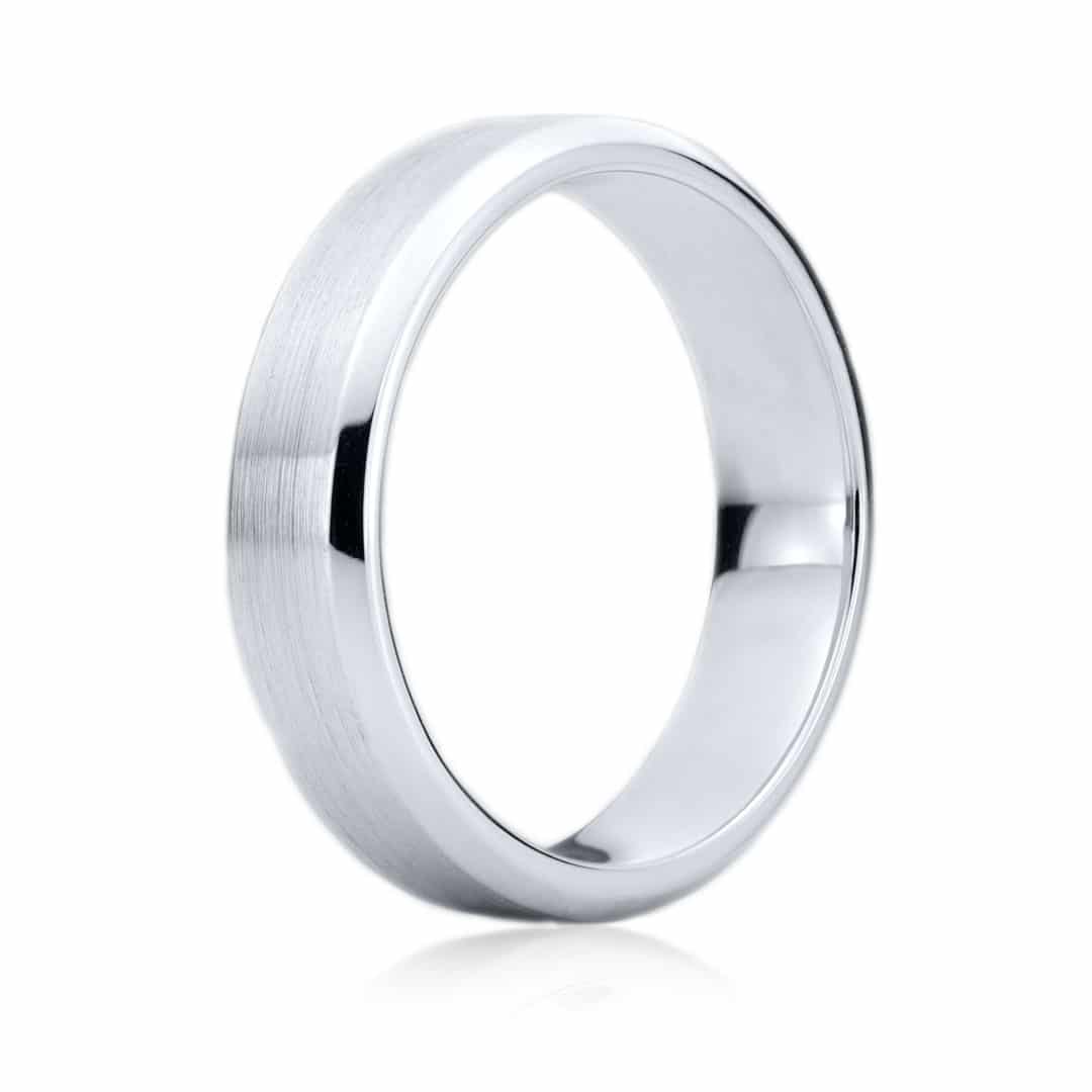 Bague or blanc pour Homme - JS-1086