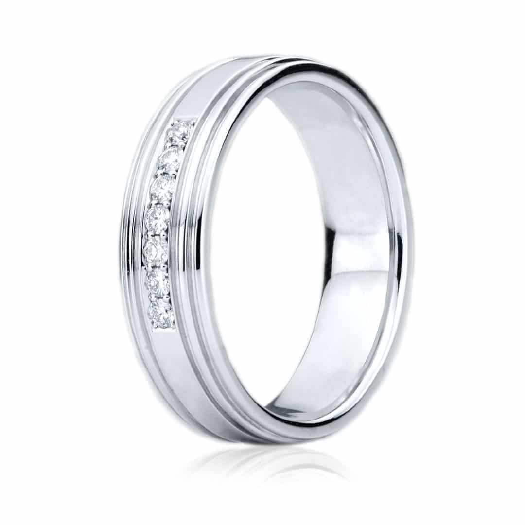 Bague ornée de diamants pour Homme - JS-1067