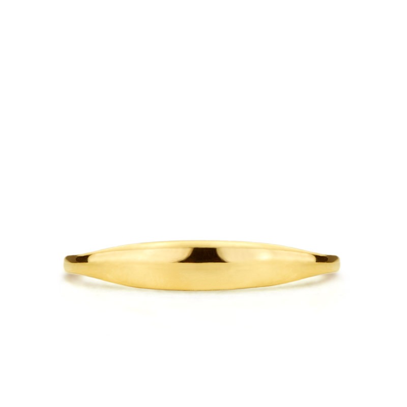 Bague Signet Carrée En Or Jaune 9 Carats Pour Hommes