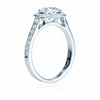 Bague de fiançailles Éloïze à diamant solitaire et bande de diamants SR-1047