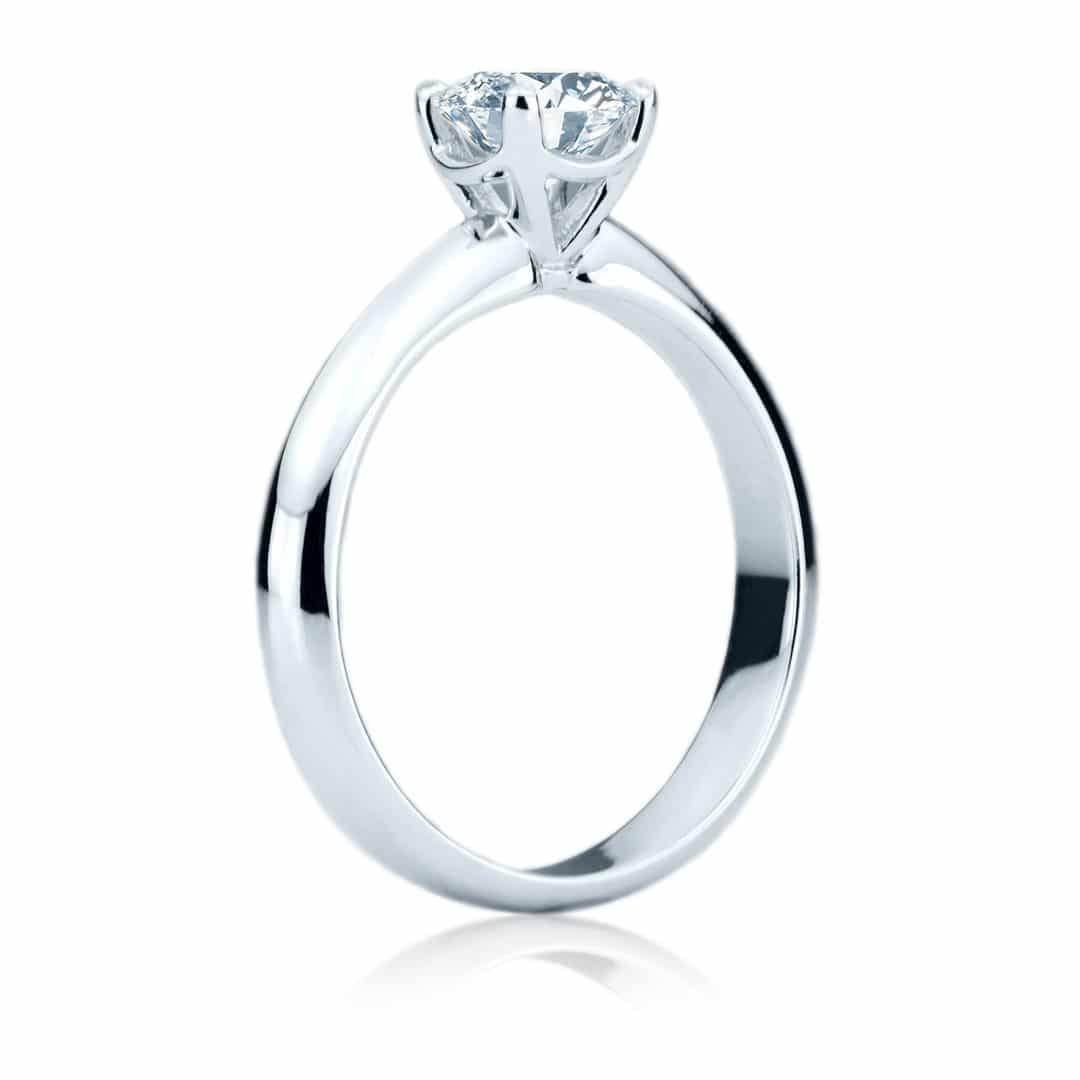 Bague de fiançailles Gabrielle à diamant solitaire SR-1068