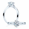 Bague de fiançailles Isabelle à diamant solitaire SR-1044
