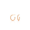 Baila Small gold hoops earrings with beads