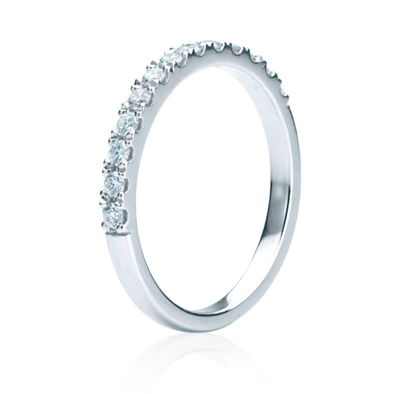 Half-eternity Diamond Ring