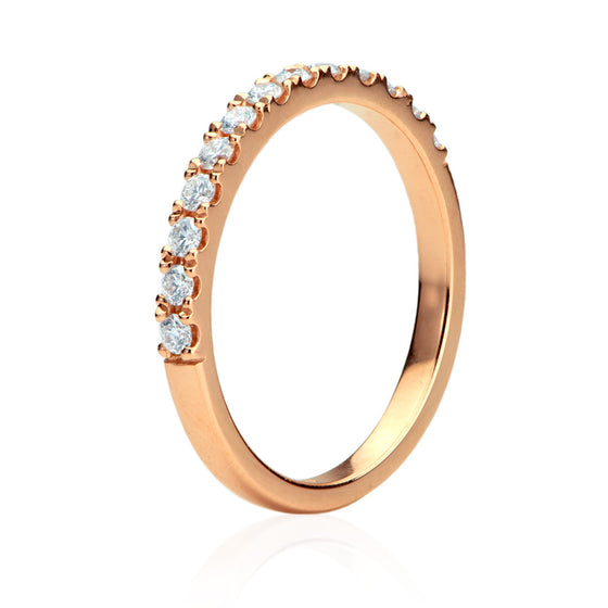 Half-eternity Diamond Ring