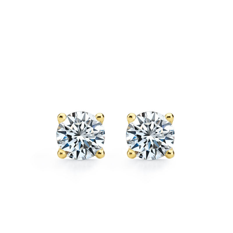 
                      
                        Boucles d'oreilles à diamant solitaire - 4 griffes
                      
                    