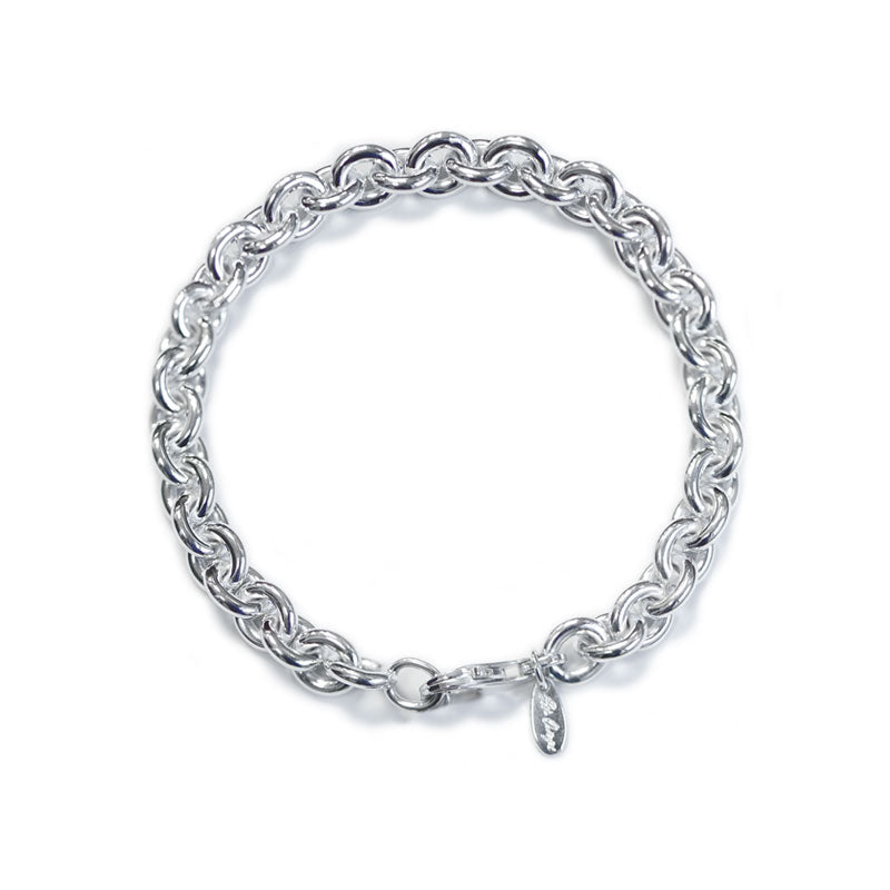 
                      
                        Sterling Silver Link Bracelet
                      
                    