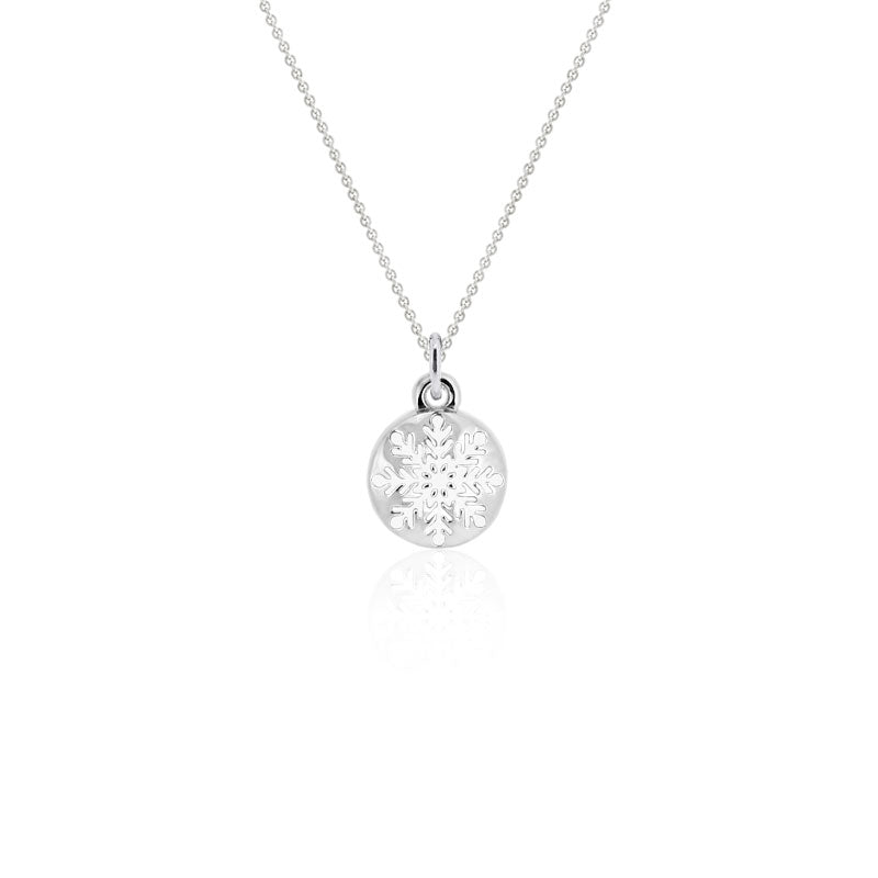 Snowflake Pendant in Sterling Silver