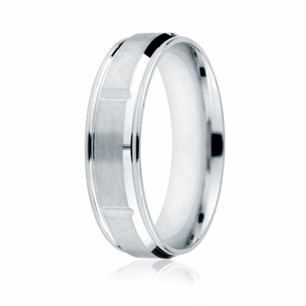 Bague à motifs ligne pour Homme - JS-1077