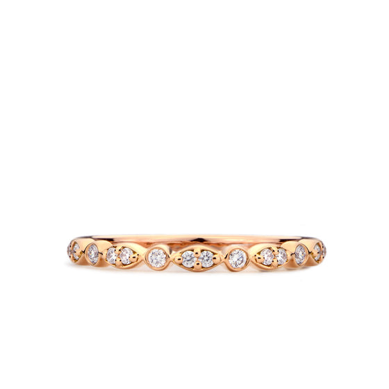 Florence Ring with diamonds