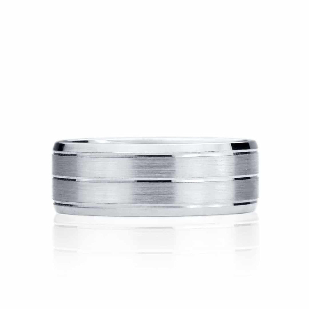 Bague larges lignes pour Homme - JS-1070