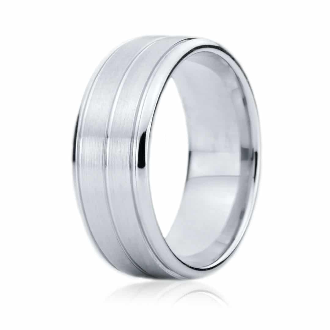 Bague larges lignes pour Homme - JS-1070