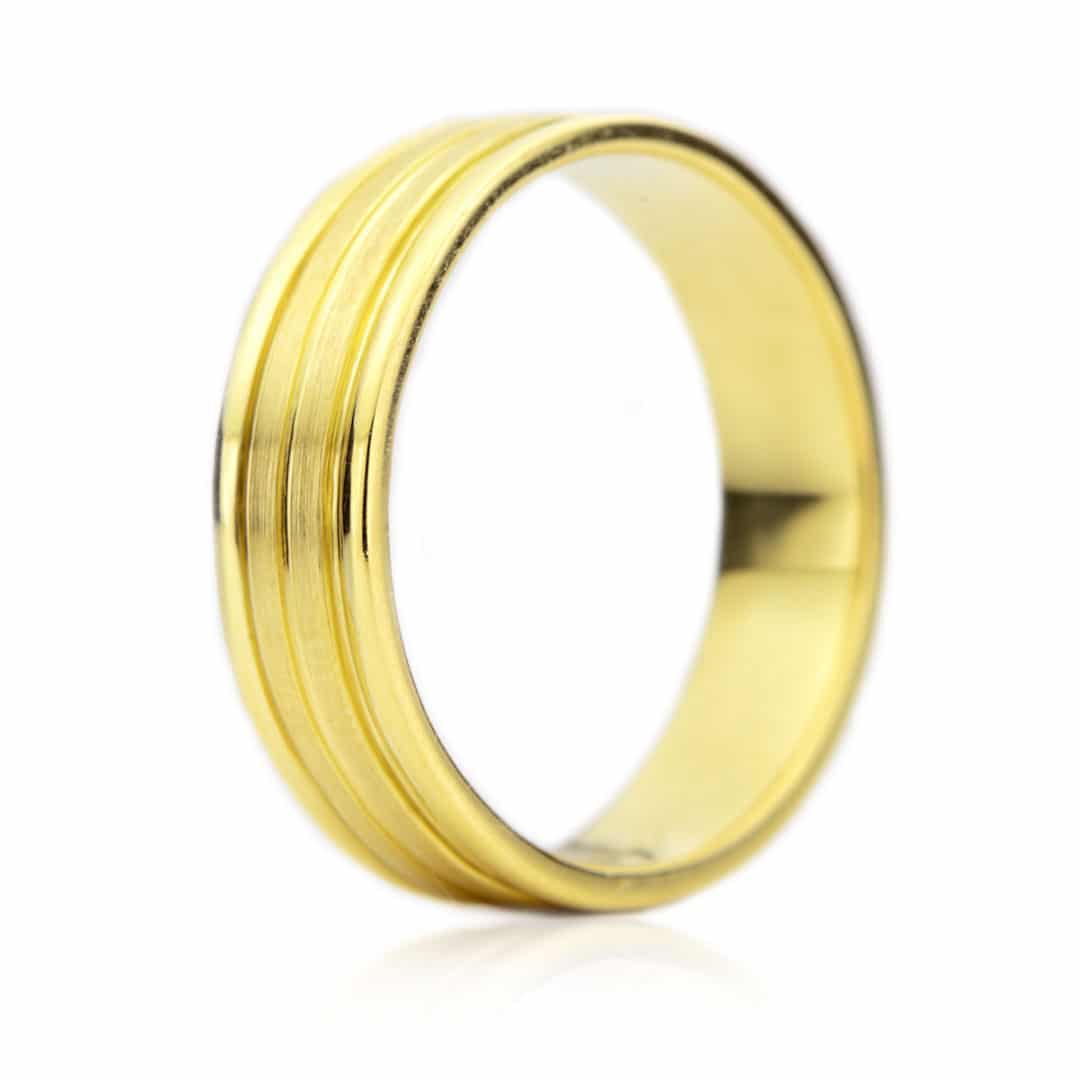 Bague or jaune pour Homme - JS-1085j