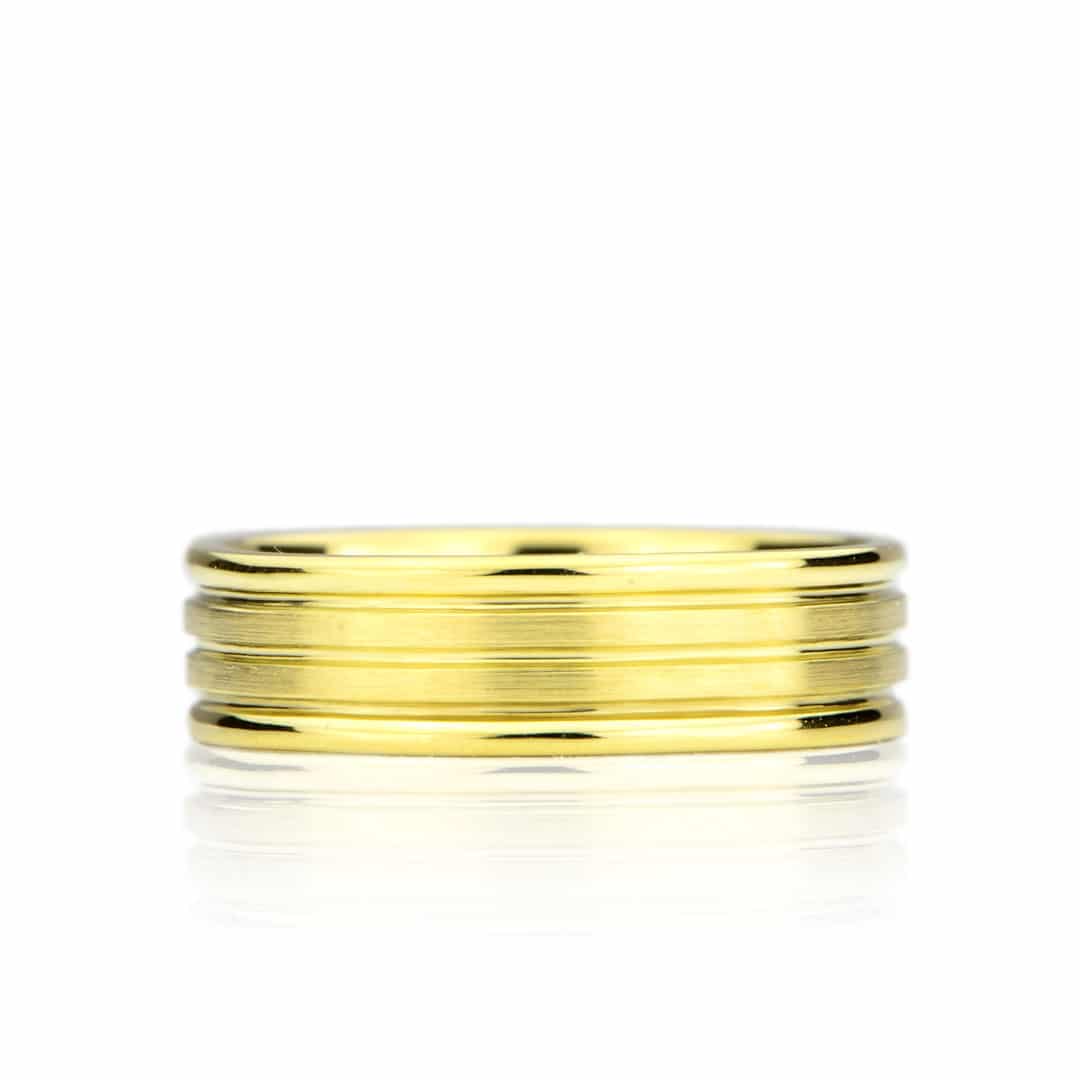 Bague or jaune pour Homme - JS-1085j