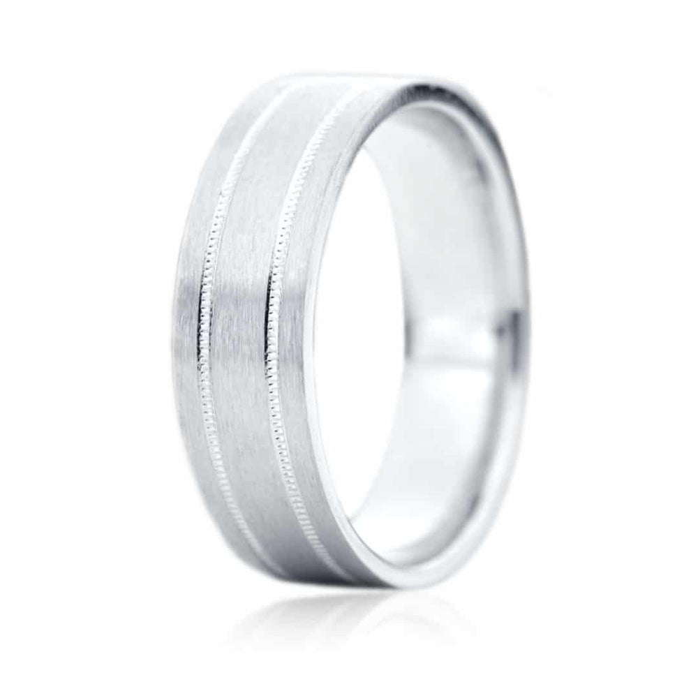 Bague satinée pour Homme - JS-1053-satin