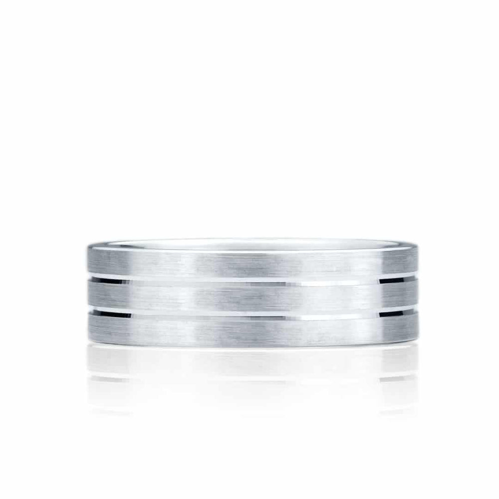 Bague trio de lignes pour Homme - JS-1064