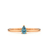 Alba Ring with London Blue Topaz