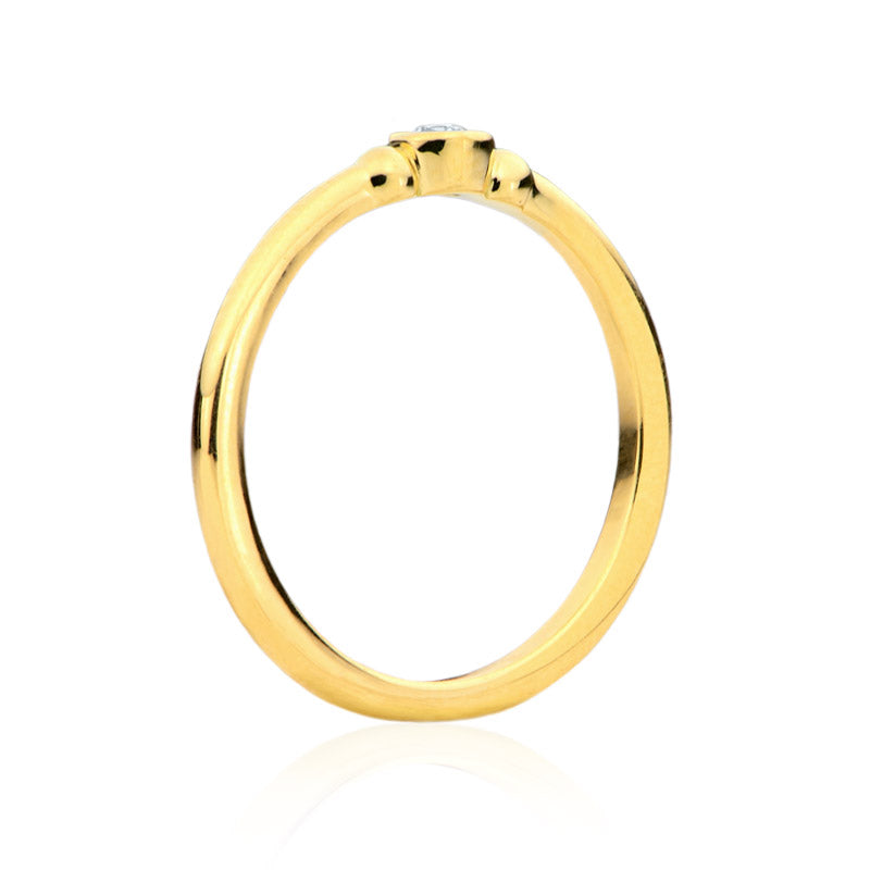 Dia Gold Ring with diamond
