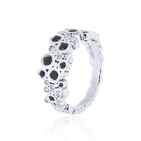 Bague Charlotte diamants blancs et noirs BA-1017