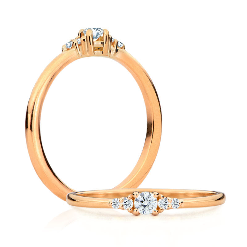 Lot De 9 Bagues Femme Réglables - Plaqué Or 14K Et Argenté - Styles Fins Et à Zircon - Cadeau Fiançailles, Anniversaire, Saint-Valentin - 4
