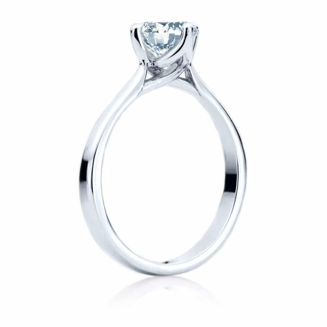 Bague de fiançailles Ève à diamant solitaire SR-1022