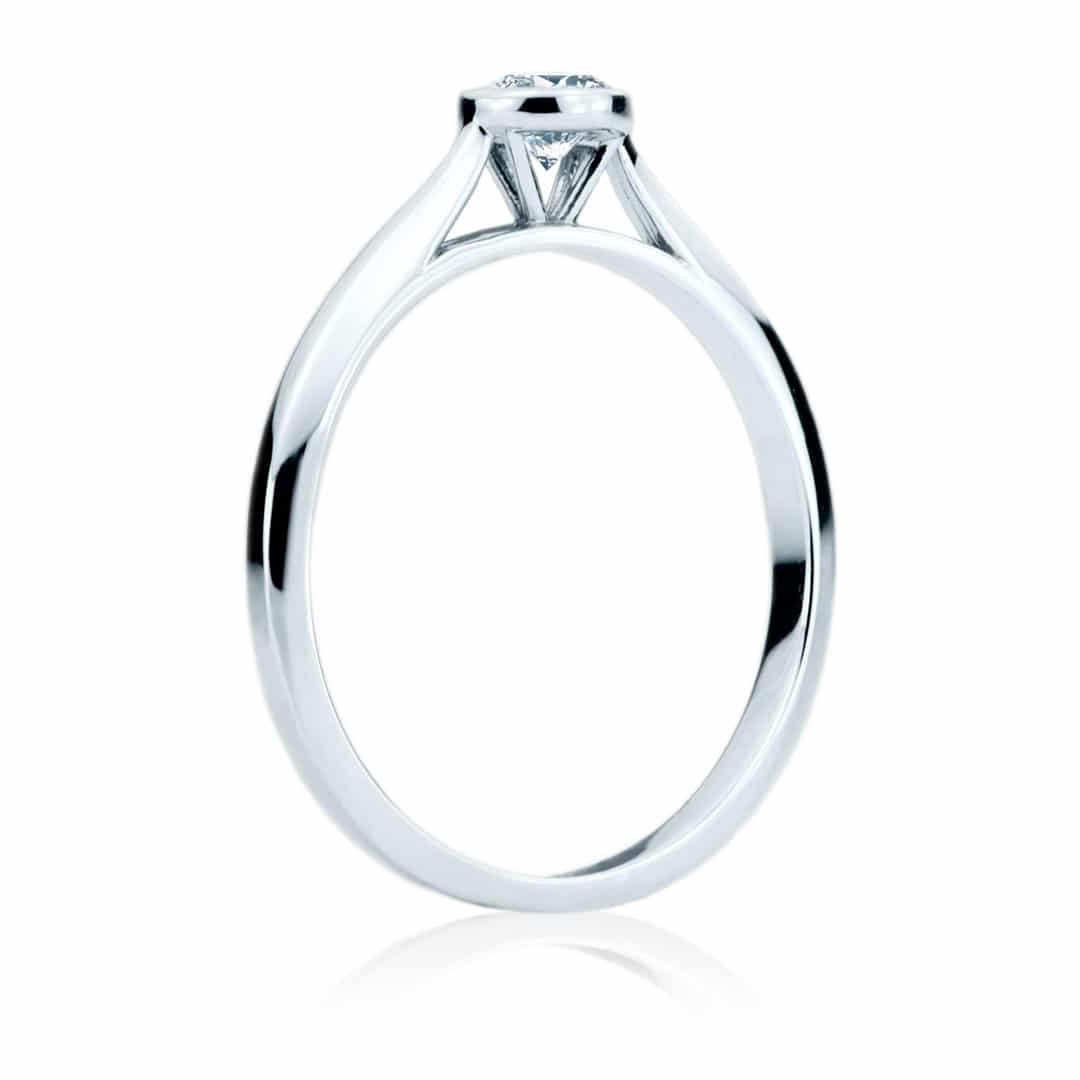 Bague de fiançailles Margot à diamant solitaire SR-1378