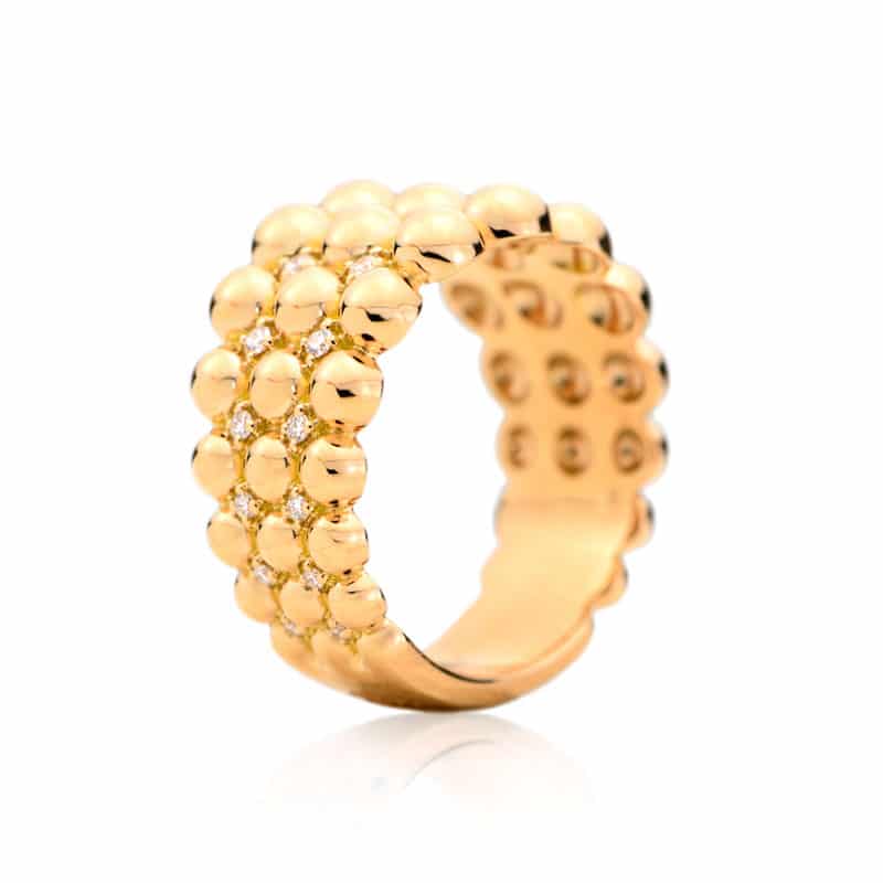 
                  
                    Bague en or rose avec diamants BA-1047
                  
                