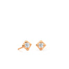 Milia solitaire diamond earrings