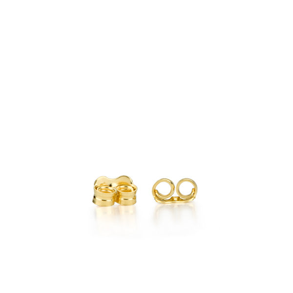 Gold bar earrings with diamonds