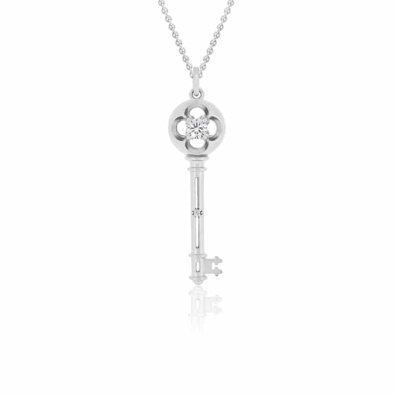 Pendentif Clef Dome en Or 18Kt STP1115